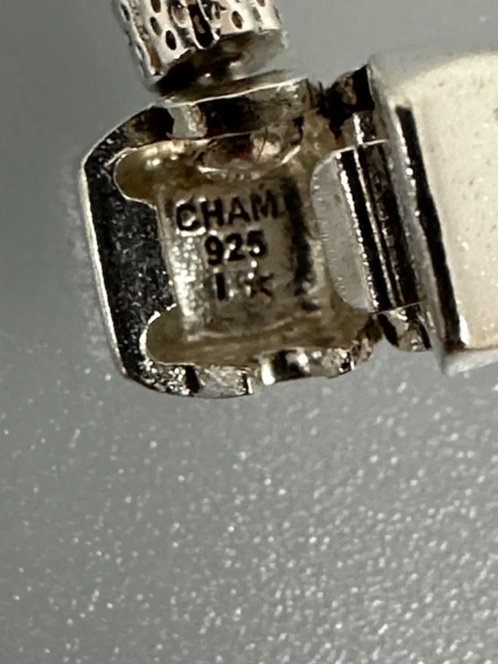 Pandora Silver Snake Chain Charm Bracelet made in Italy - Picture 5 of 8